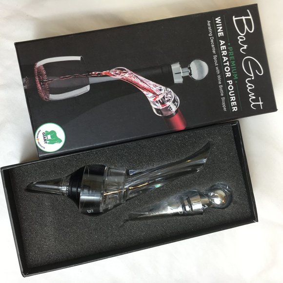 BAR GIANT Wine Aerator Pourer And Stoppe NWT - Picture 12 of 12
